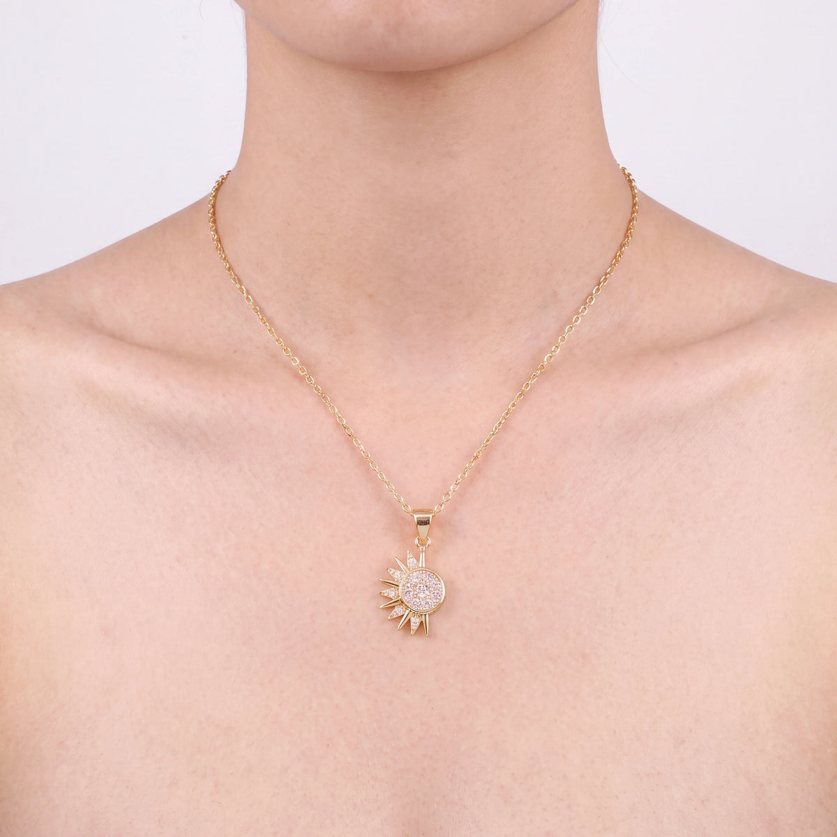Sun and Moon Matching Necklace
