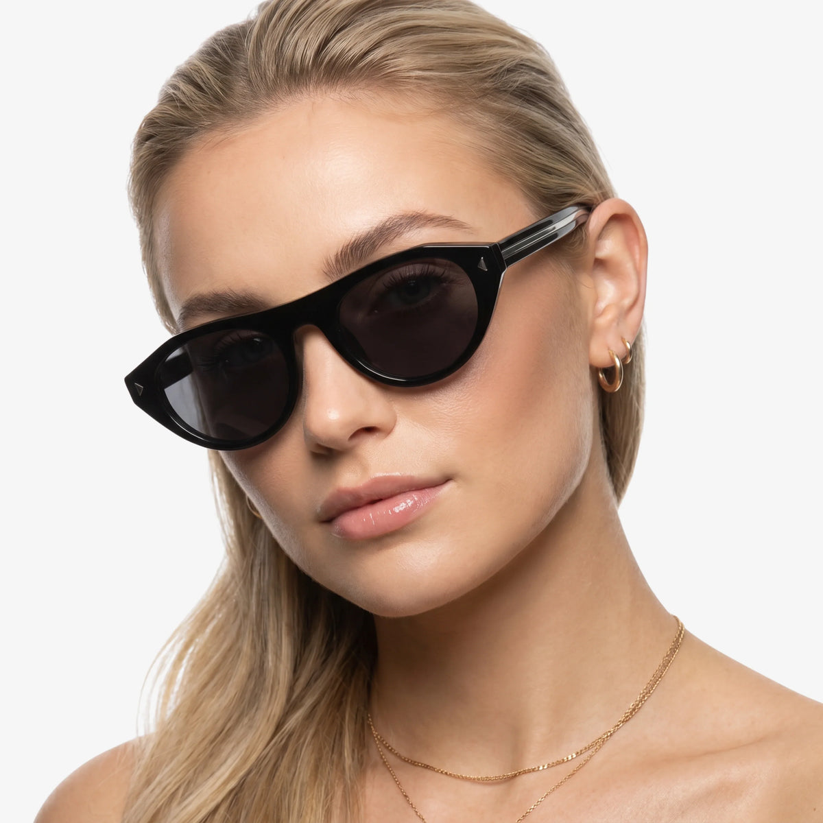Como Retro Oval Sunglasses