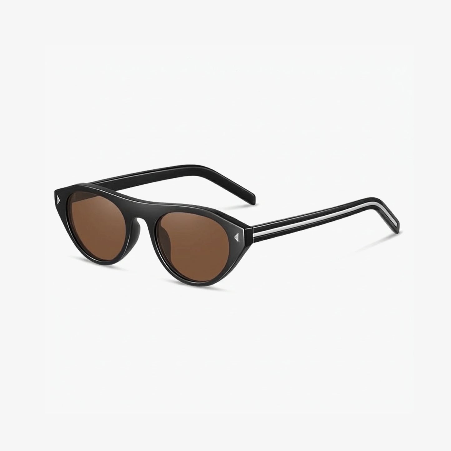 Como Retro Oval Sunglasses