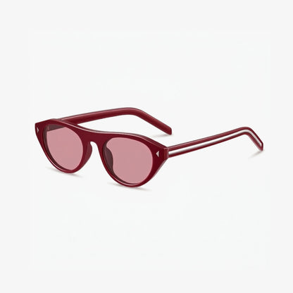 Como Retro Oval Sunglasses