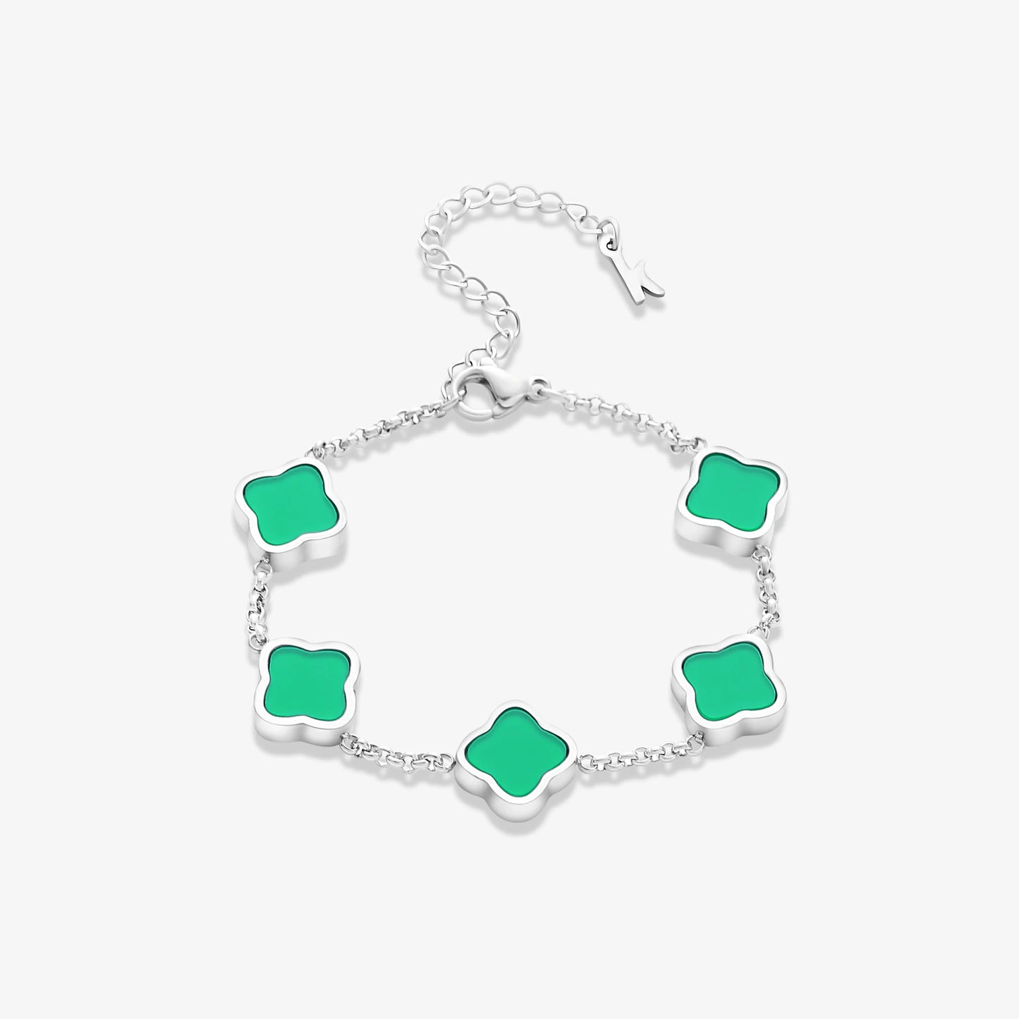 Men's Clover Bracelet - Waterproof & Tarnish-Free