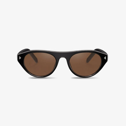 Como Retro Oval Sunglasses