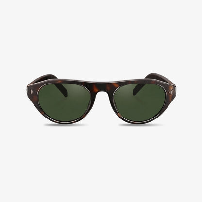 Como Retro Oval Sunglasses