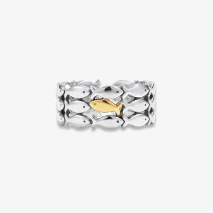 Swim Against The Current Fish Ring — A Gift of Encouragement & Strength