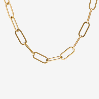 Paperclip Link Necklace