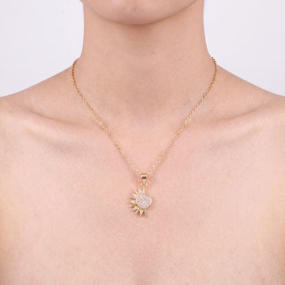 Sun and Moon Matching Necklace